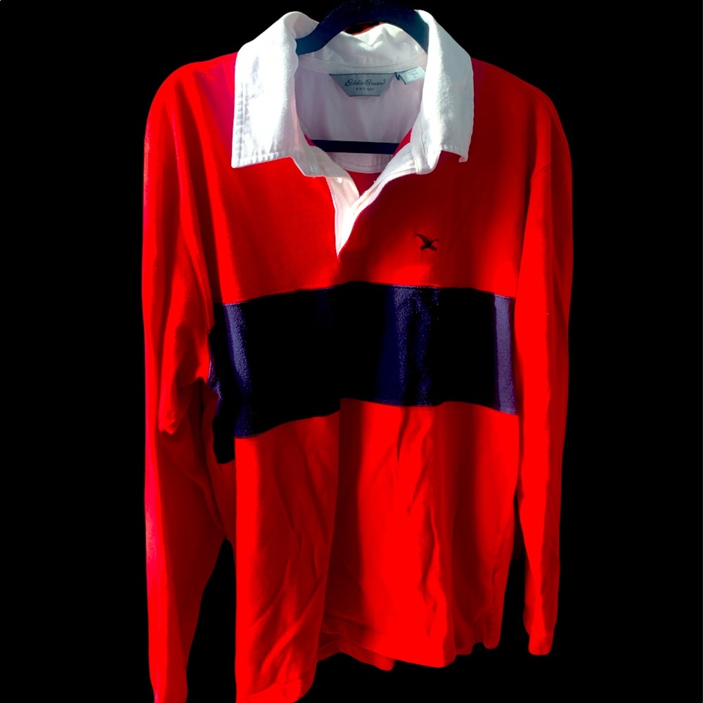 Eddie Bauer men's long sleeve jersey size Large-Tall